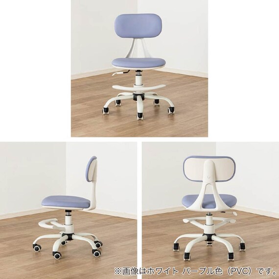 学習椅子(HC-01 布 WH/PI)【島忠ホームズ商品】 8枚目画像