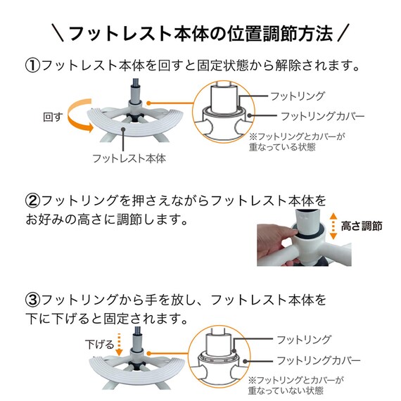 学習椅子(HC-01 WH/PU)【島忠ホームズ商品】 7枚目画像