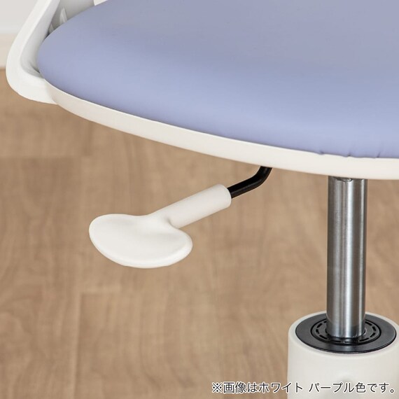 学習椅子(HC-01 WH/PU)【島忠ホームズ商品】 8枚目画像