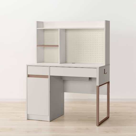 スタンダードデスク上棚セット(YS01 BE/BR) 8枚目画像