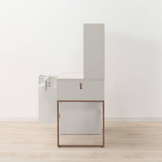 スタンダードデスク上棚セット(YS01 BE/BR) 10枚目画像