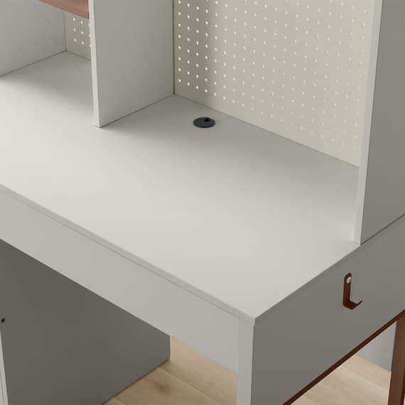 スタンダードデスク上棚セット(YS01 BE/BR) 15枚目画像