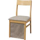 ダイニングこたつチェア(KG02 LBR) 2枚目画像