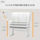 昇降デスク(IM01 WH) 3枚目画像