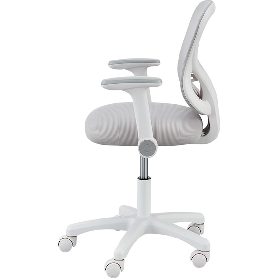 学習椅子(ZC01 肘付き LGY) 3枚目画像