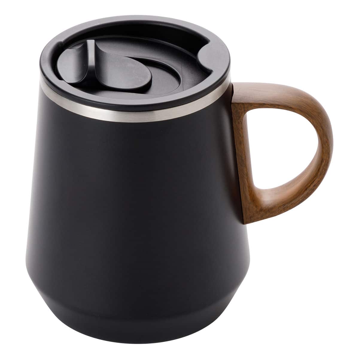 蓋つき大容量ステンレスマグ 500mL (AH03 ブラック) | ニトリネット