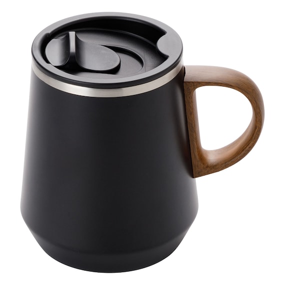 蓋つき大容量ステンレスマグ 500mL (AH03 ブラック) 1枚目画像