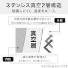 蓋つき大容量ステンレスマグ 500mL (AH03 ブラック) 2枚目画像