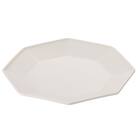 八角 ホワイト プレートLL 1枚目画像