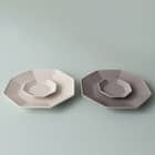 八角 ホワイト プレートLL 3枚目画像