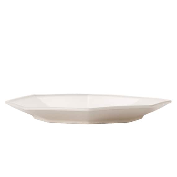 八角 ホワイト プレートLL 4枚目画像