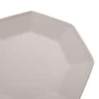 八角 グレー プレートLL 5枚目画像