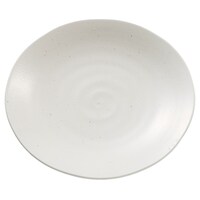 軽量丸皿 23cm(アイボリー 美濃焼)