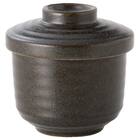 蒸碗(ブラック 美濃焼) 1枚目画像