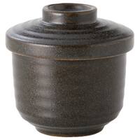 蒸碗(ブラック 美濃焼)