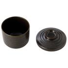 蒸碗(ブラック 美濃焼) 5枚目画像