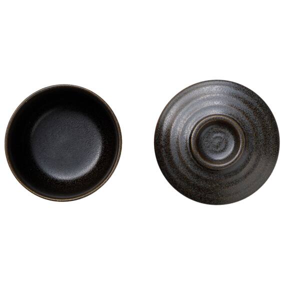 蒸碗(ブラック 美濃焼) 6枚目画像