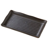 焼き物皿(ブラック 美濃焼)