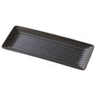 長角皿(ブラック 美濃焼) 1枚目画像