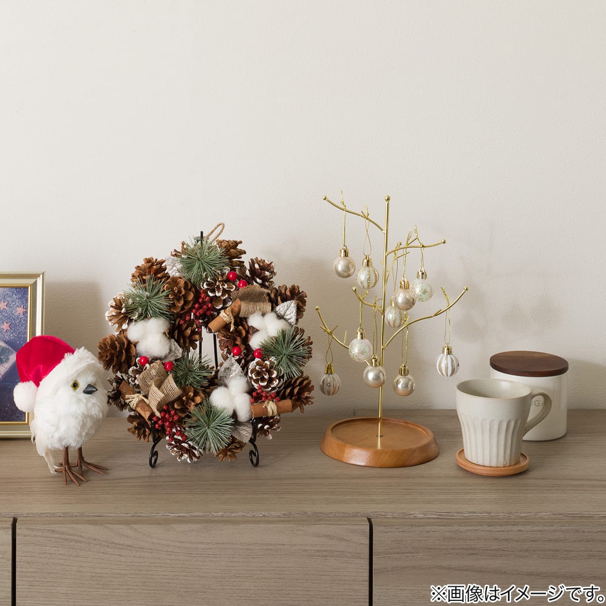 ドイツ製クリスマステーブルセンターとホットマンのコースター ふたになるコースター (90RM) | ニトリネット【公式】 家具