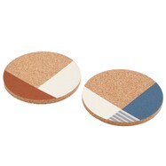 コルクコースター2個セット(TAU 2P QA22)