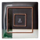 角皿 18cm (緑吹 MT-24) 5枚目画像