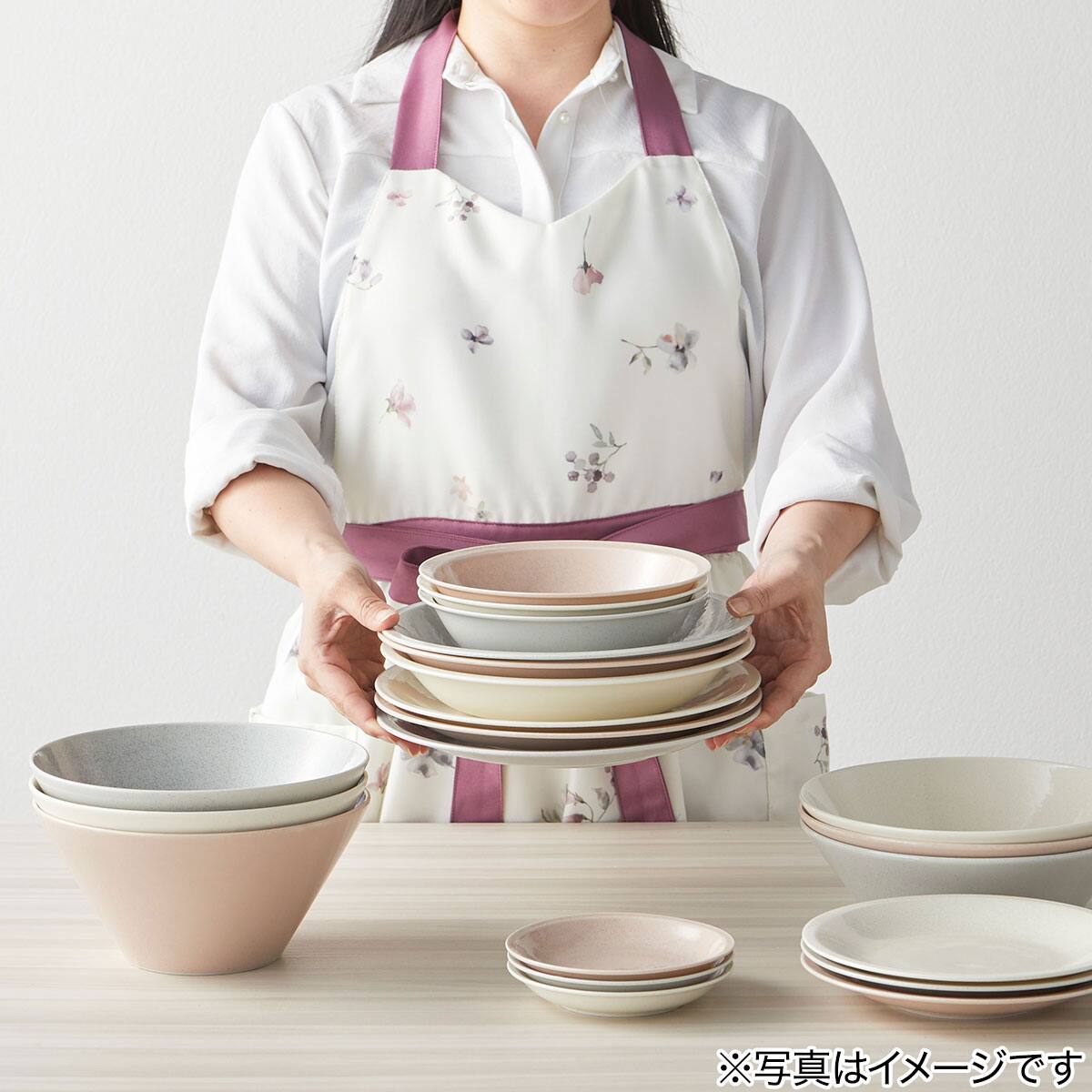 軽量プレート(カルエクレデコ18cmローズ cDY1) | ニトリネット【公式