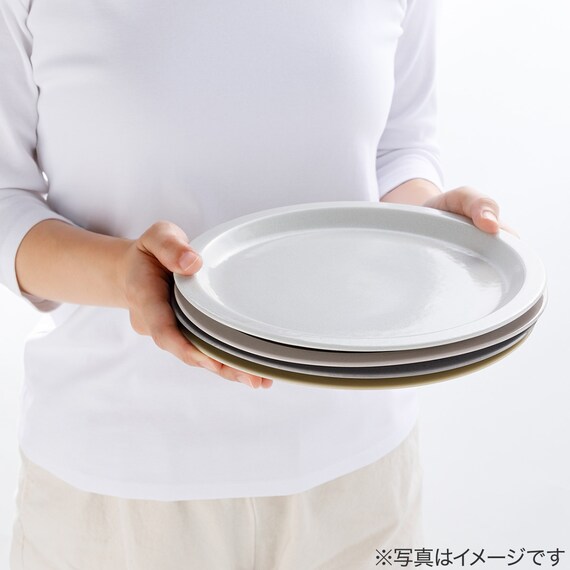 超軽量 リムプレート カル:エクレ ホワイト(23cm) 6枚目画像