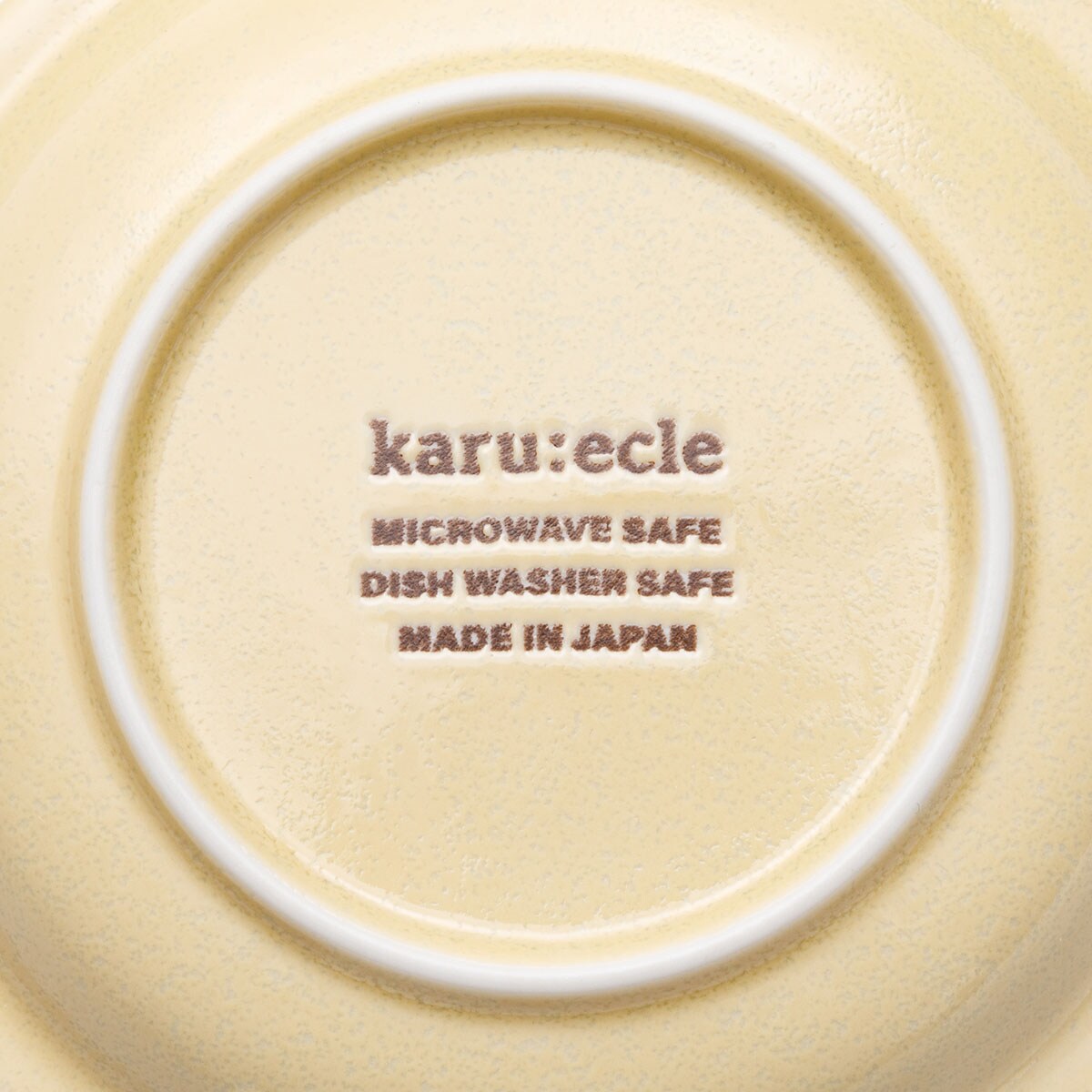 超軽量 リムプレート カル：エクレ イエロー(12cm) | ニトリネット