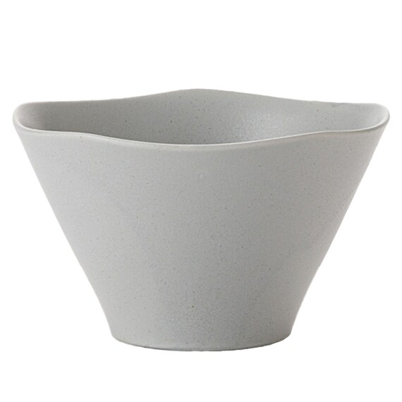 美濃焼 五角丼 S (グレー) 3枚目画像