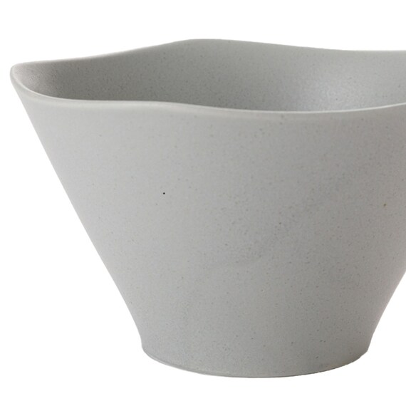 美濃焼 五角丼 S (グレー) 6枚目画像