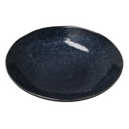 【デコホーム商品】軽量深皿(20cm ネイビー 美濃焼)