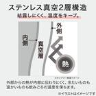 蓋つきセラミックコートステンレスマグ (VS02 モカ) 3枚目画像