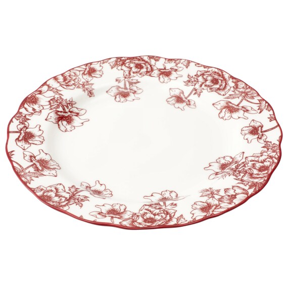 24cmプレート(MB06 レッド) 1枚目画像