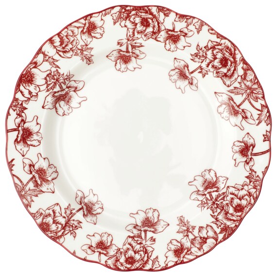 24cmプレート(MB06 レッド) 4枚目画像