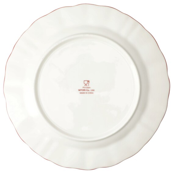 24cmプレート(MB06 レッド) 5枚目画像