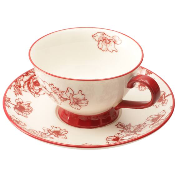 カップ＆ソーサー(MB06 レッド) 1枚目画像
