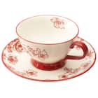 カップ&ソーサー(MB06 レッド) 1枚目画像