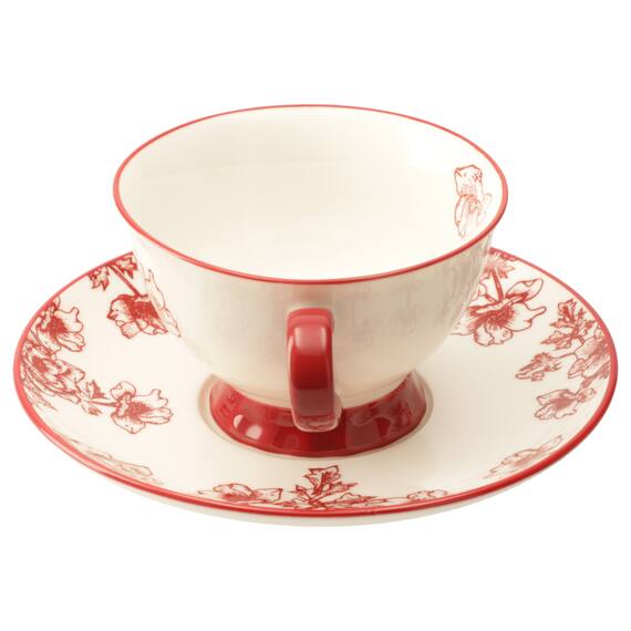 カップ＆ソーサー(MB06 レッド) 3枚目画像