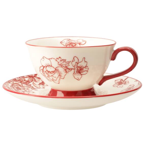 カップ&ソーサー(MB06 レッド) 4枚目画像