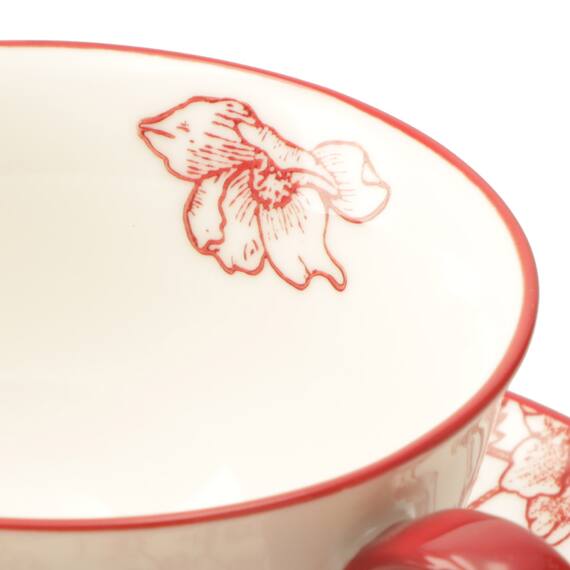 カップ＆ソーサー(MB06 レッド) 9枚目画像