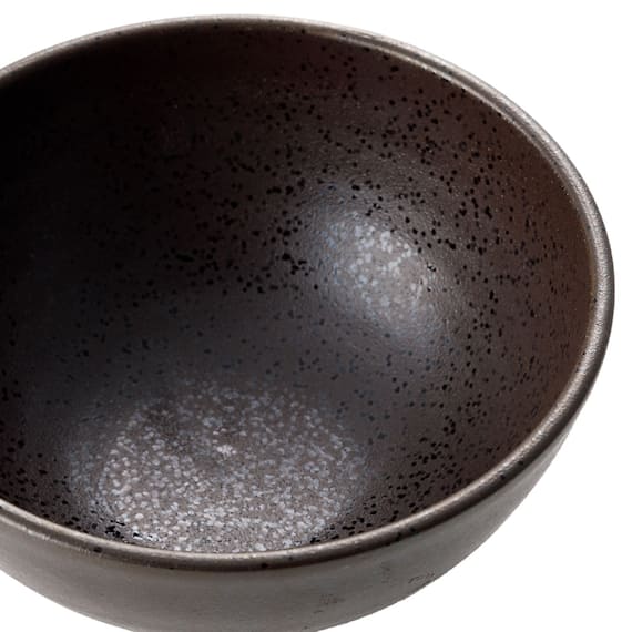 飯碗(水切り付 ブラック cDI02) 6枚目画像