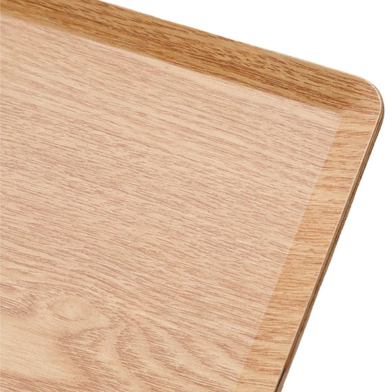 【水洗い・食洗機OK】 すべりにくい 木製トレー Mサイズ 4点セット (FM01 3628) 11枚目画像