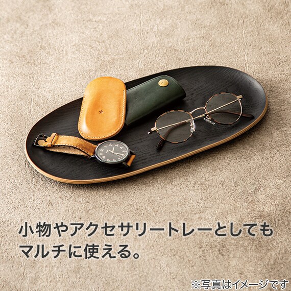 すべりにくい木製トレー (BK3115 FM01) 5枚目画像