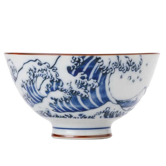 飯椀(波乗り 唐子猫 中 cDI23) 3枚目画像