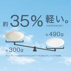 さらに超軽量 リムプレート カル：エクレ グレー(18cm) 7枚目画像