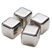 ステンレス製アイスキューブ4個入り(CI004)
