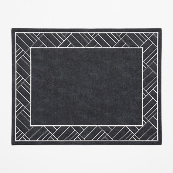 PVC刺繍ランチョンマット(EMBK QA24) 1枚目画像