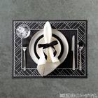 PVC刺繍ランチョンマット(EMBK QA24) 3枚目画像