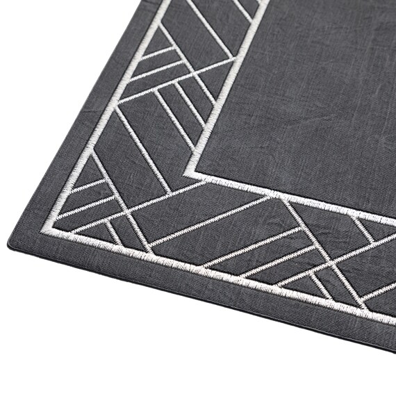 PVC刺繍ランチョンマット(EMBK QA24) 5枚目画像